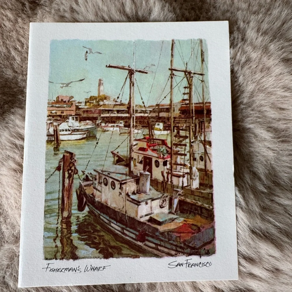 Vintage 1968 San Francisco Note cards